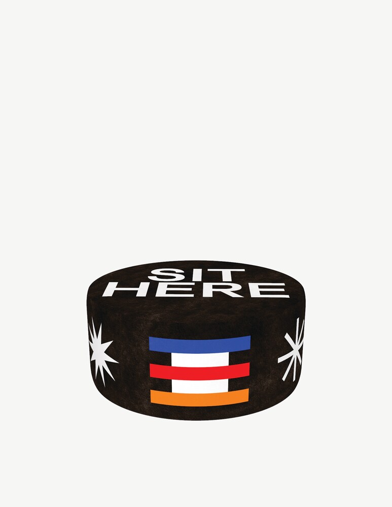 Qeeboo Pouf Oggian Sit Here L - Multicolor