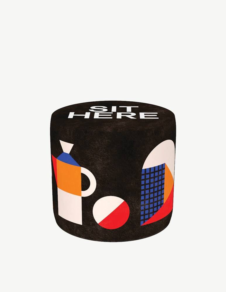 Qeeboo Pouf Oggian Sit Here S - Multicolor