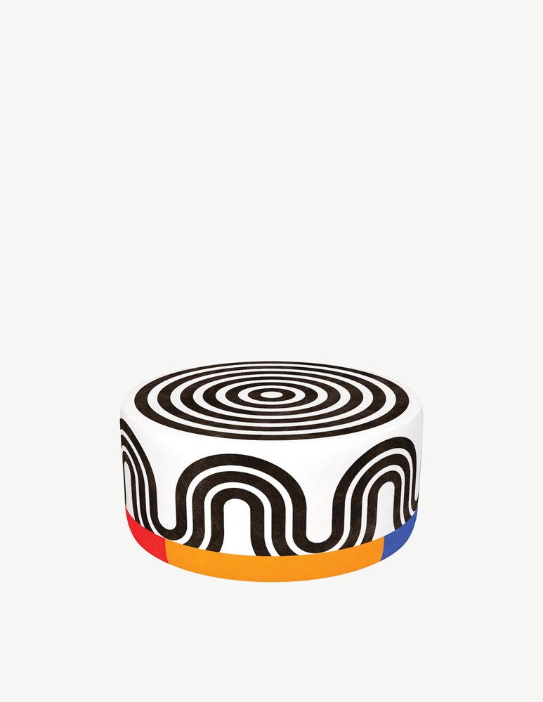 Qeeboo Pouf Oggian Spyral L - Multicolor