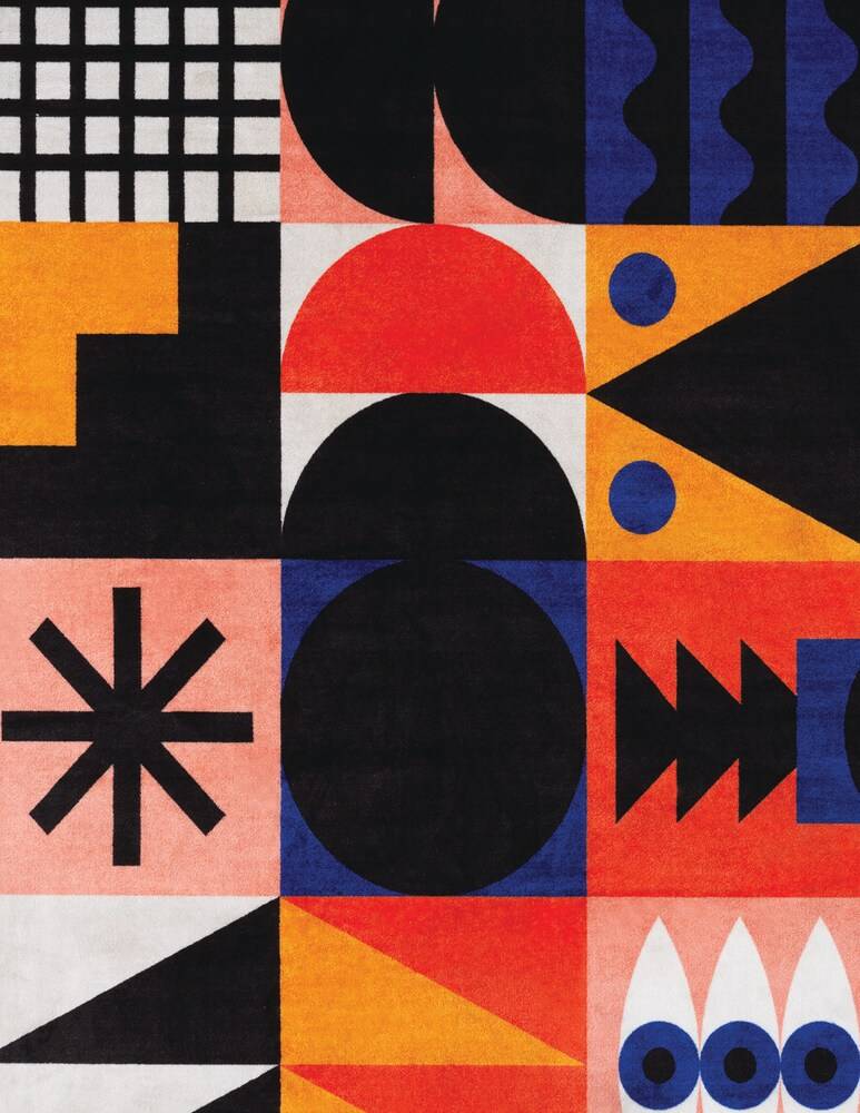 Qeeboo Tappeto Composition 001 - Multicolor