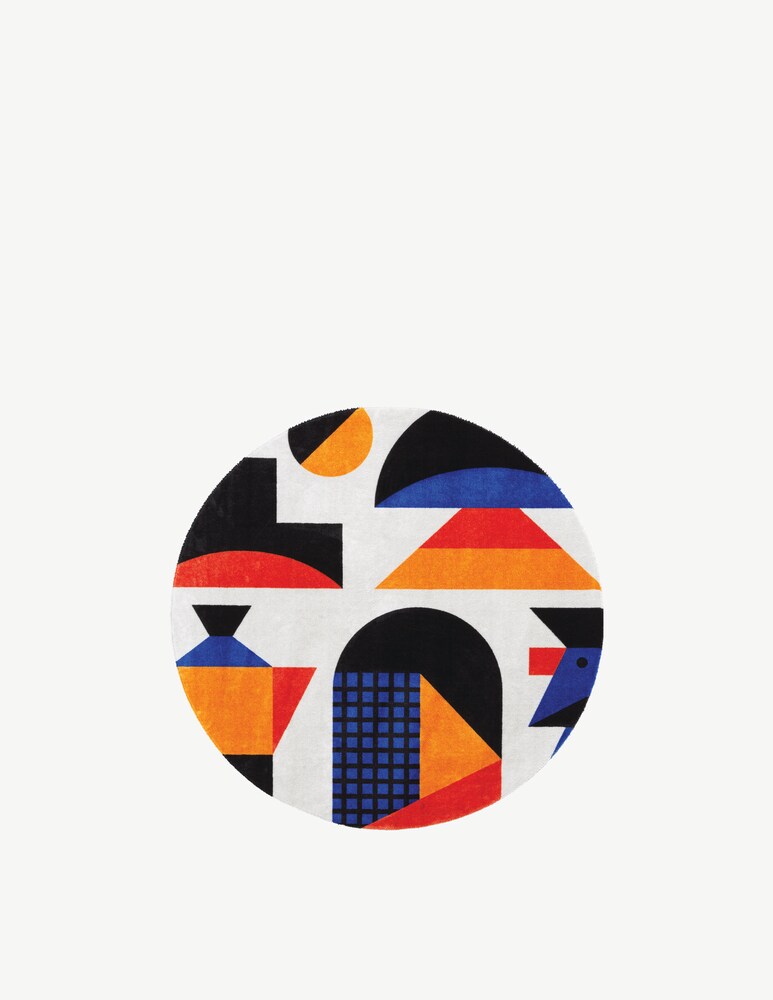 Qeeboo Tappeto Italian Vibes - Multicolor