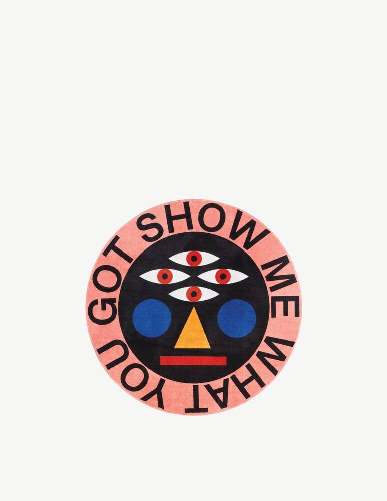 Qeeboo Tappeto Show me what you got Round - Multicolor