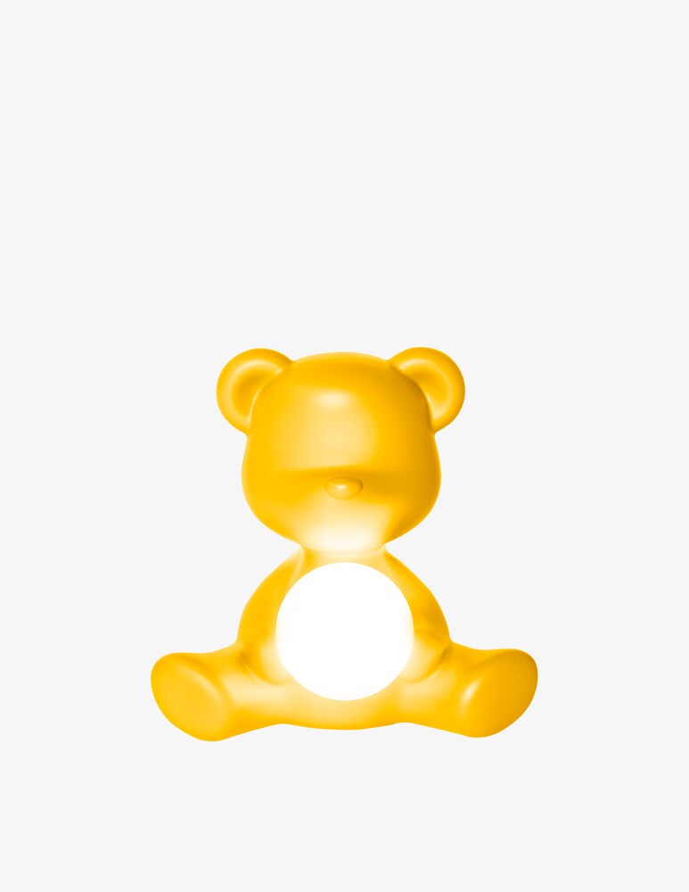 Qeeboo Teddy Girl Lampada Da Tavolo Gialla - Giallo