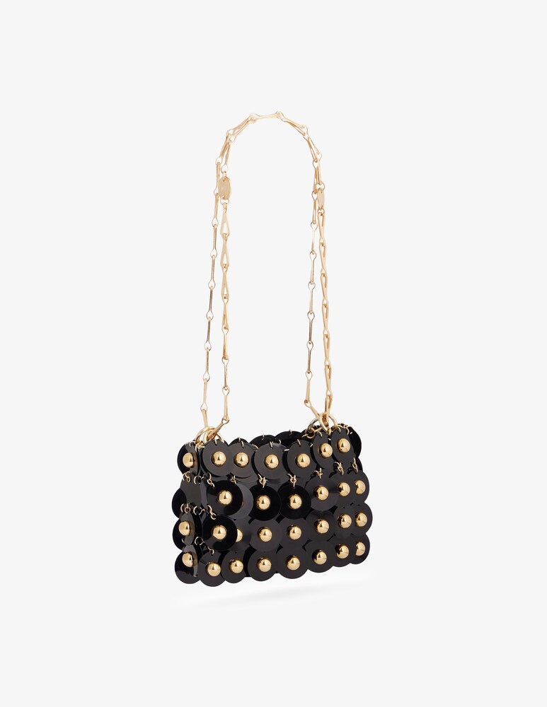 Rabanne Borsa Black Sparkle Nano Sphere