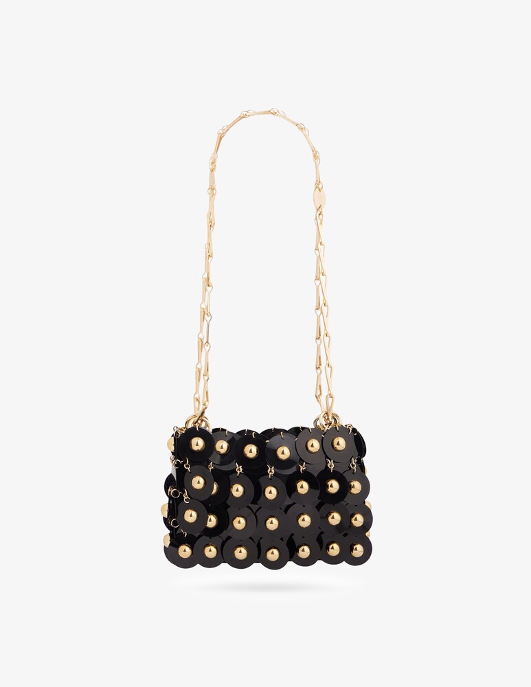 Rabanne Borsa Black Sparkle Nano Sphere