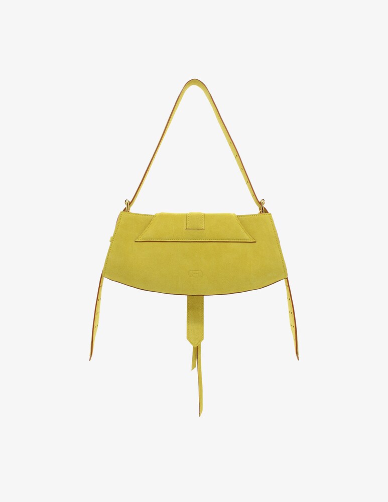 Radica Studio Borsa Buckle Midi In Camoscio