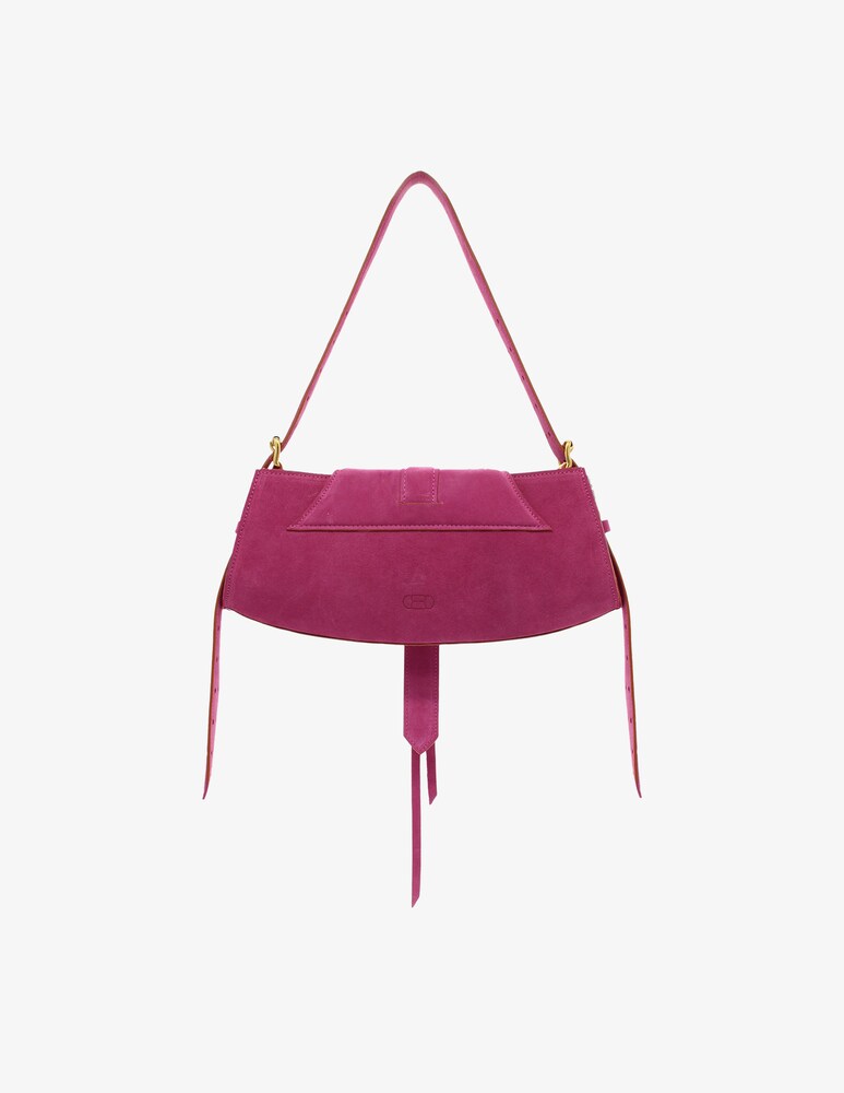 Radica Studio Borsa Buckle Midi In Camoscio