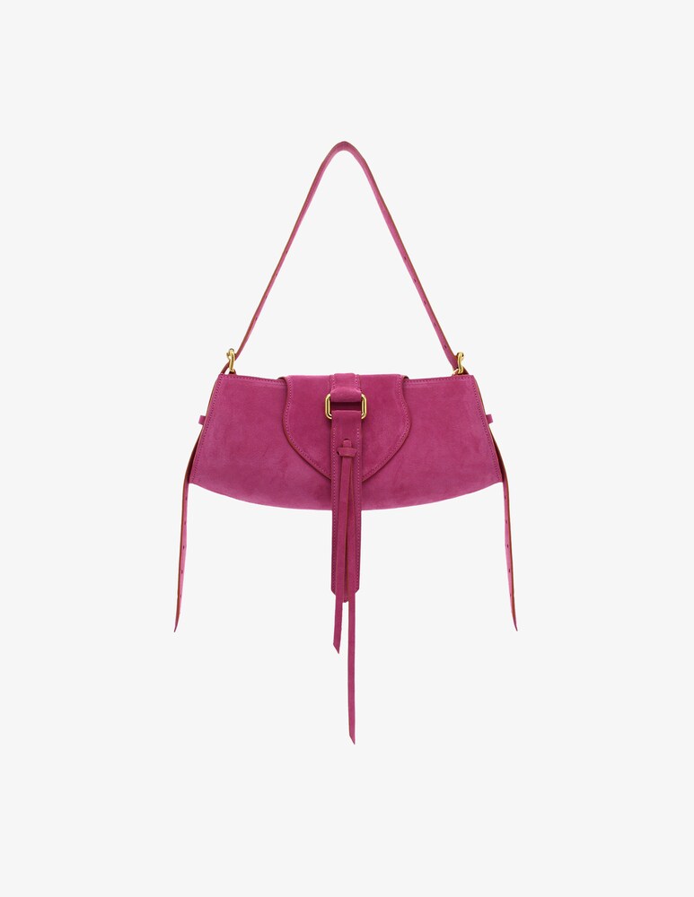 Radica Studio Borsa Buckle midi in camoscio