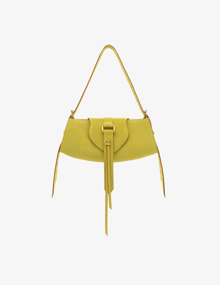 Radica Studio Borsa Buckle midi in camoscio