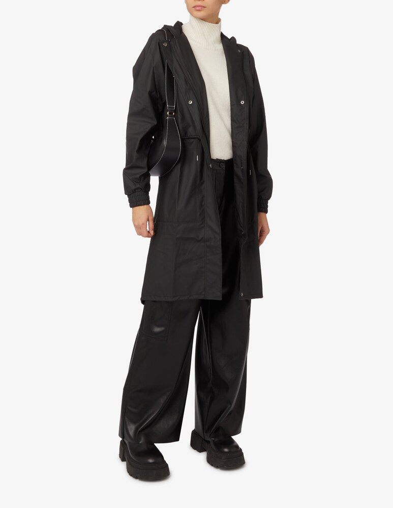 Rains Giacca Parka String - Nero