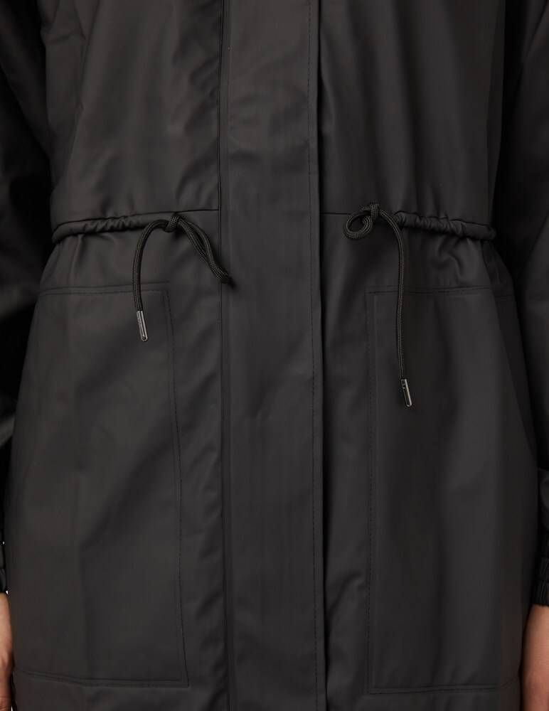Rains Giacca Parka String - Nero