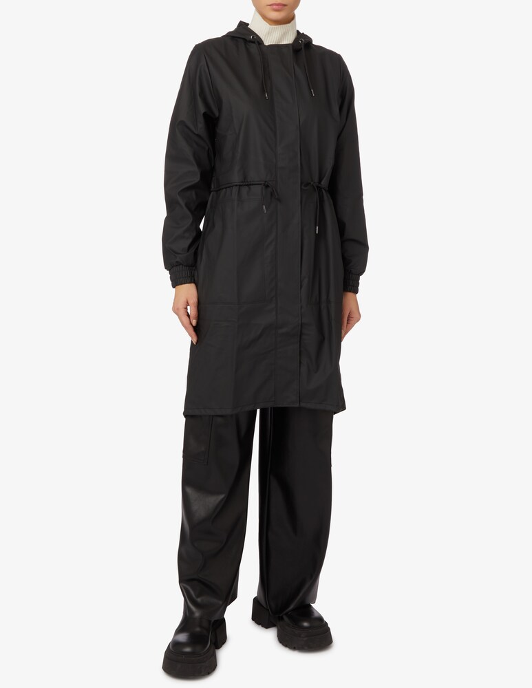 Rains Giacca parka String - Nero