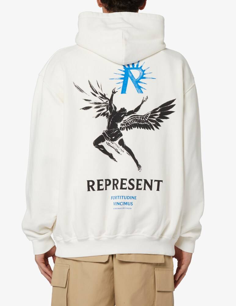 Represent Felpa Con Cappuccio Icarus