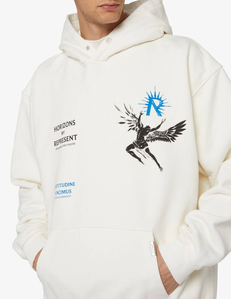 Represent Felpa Con Cappuccio Icarus