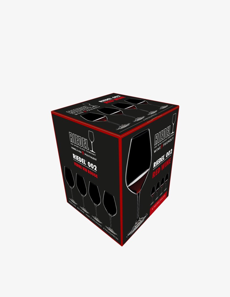 Riedel Wine Friendly Set 4 Calici Vino Rosso - Trasparente