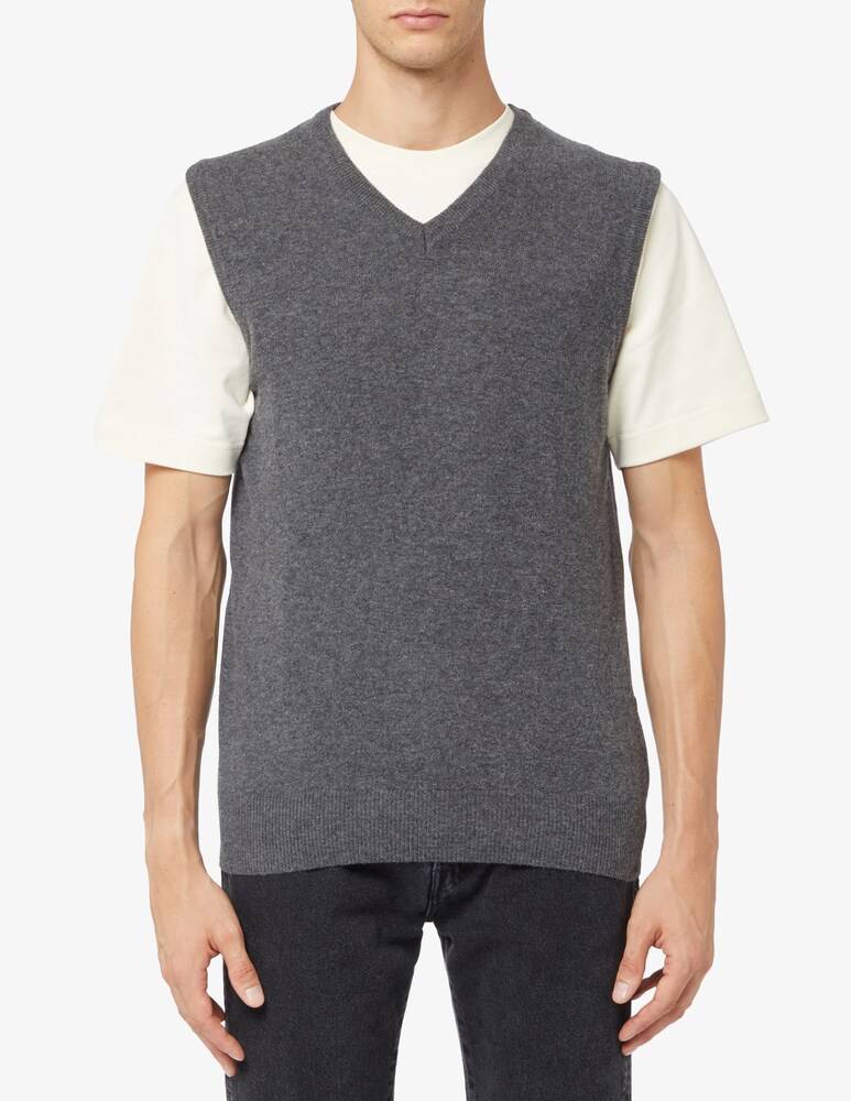Rinascente Collection Gilet collo v in lana f12