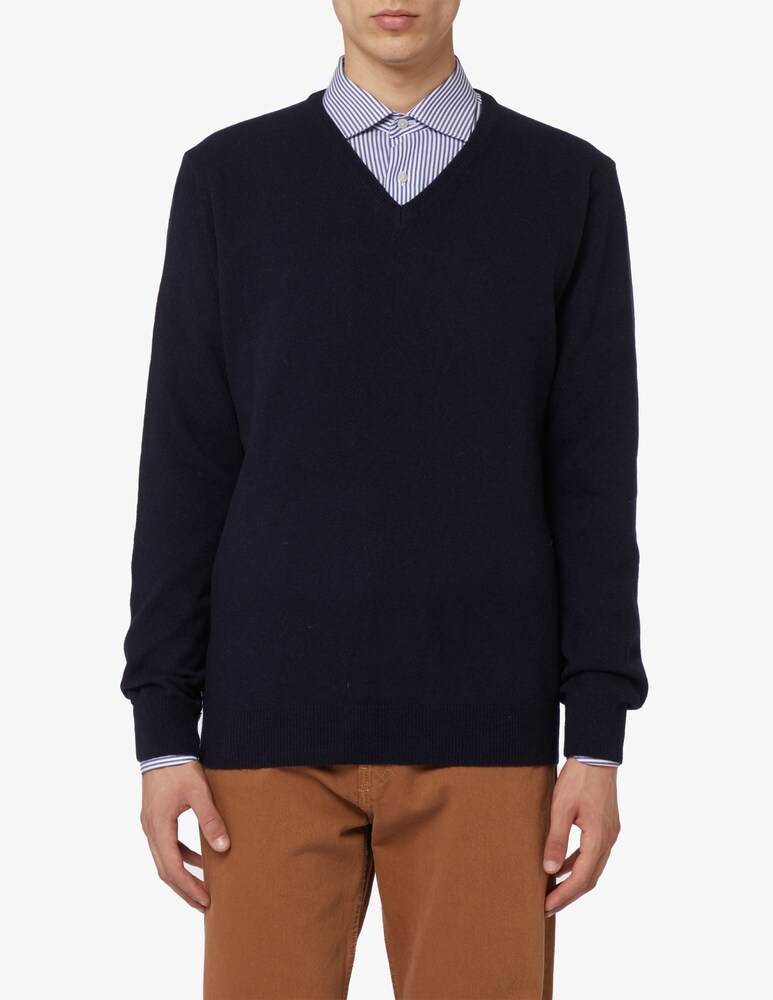 Rinascente Collection Maglia collo v in lana f12