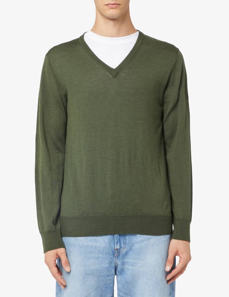 Rinascente Collection Maglia collo v in lata seta e cashmere
