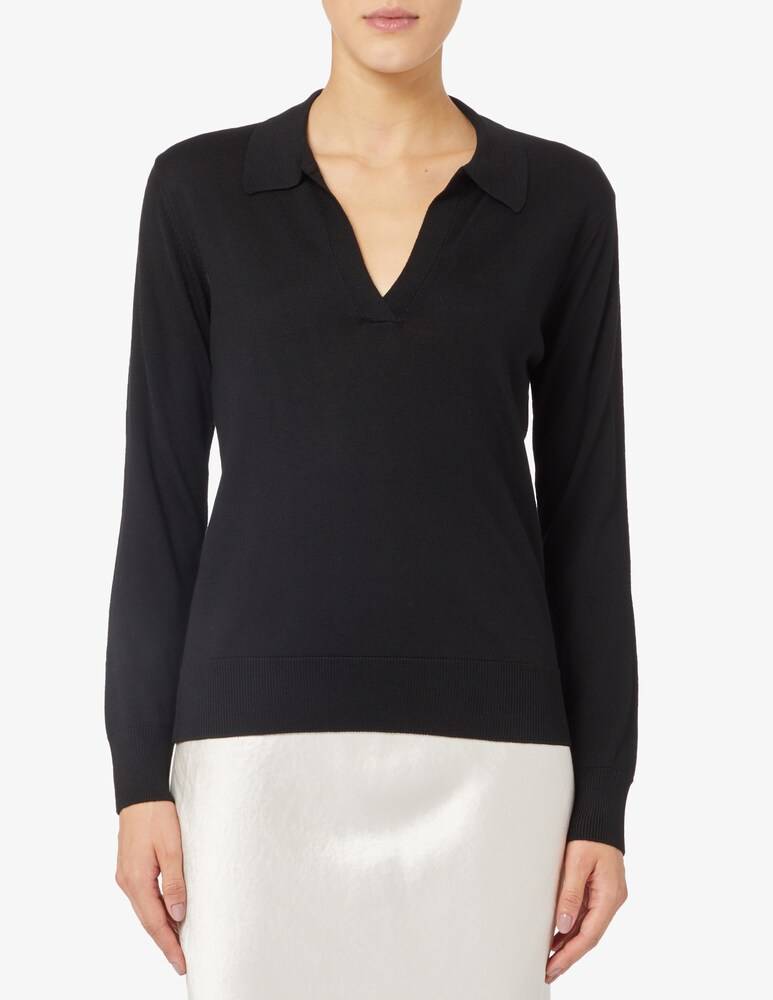 Rinascente Collection Maglia colo polo in merino
