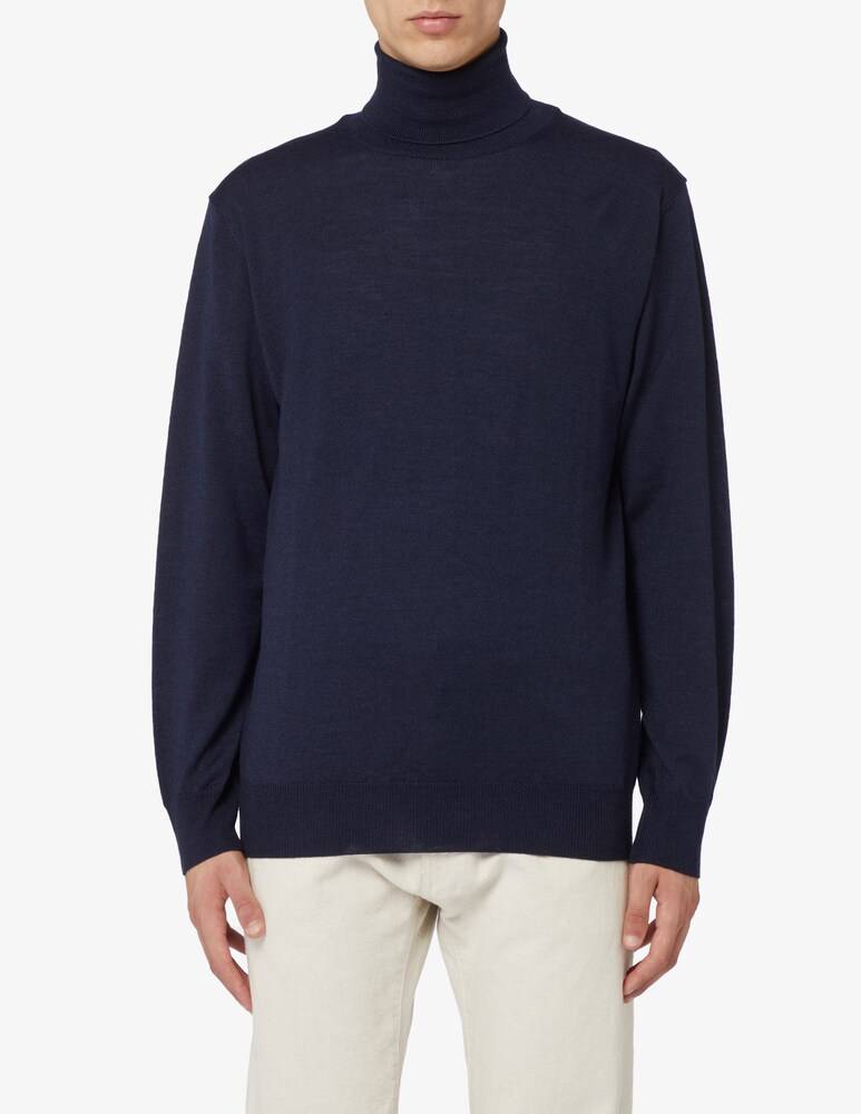 Rinascente Collection Maglia dolcevita in lana seta e cashmere f16