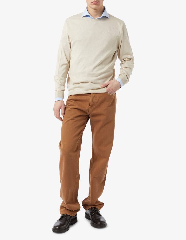 Rinascente Collection Maglia Girocollo Cotone Seta Cashmere F16