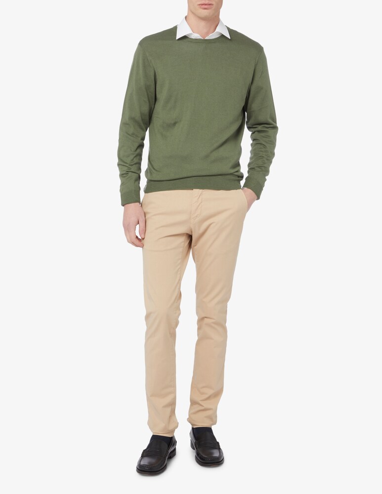 Rinascente Collection Maglia Girocollo Cotone Seta Cashmere F16