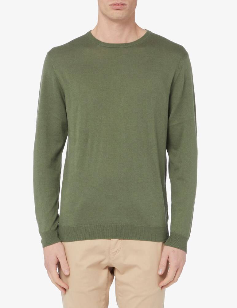 Rinascente Collection Maglia girocollo cotone seta cashmere f16