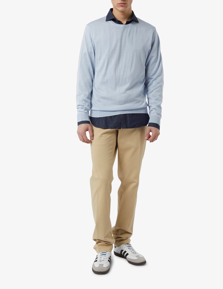 Rinascente Collection Maglia Girocollo Cotone Seta Cashmere F16
