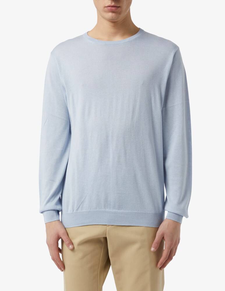 Rinascente Collection Maglia girocollo cotone seta cashmere f16