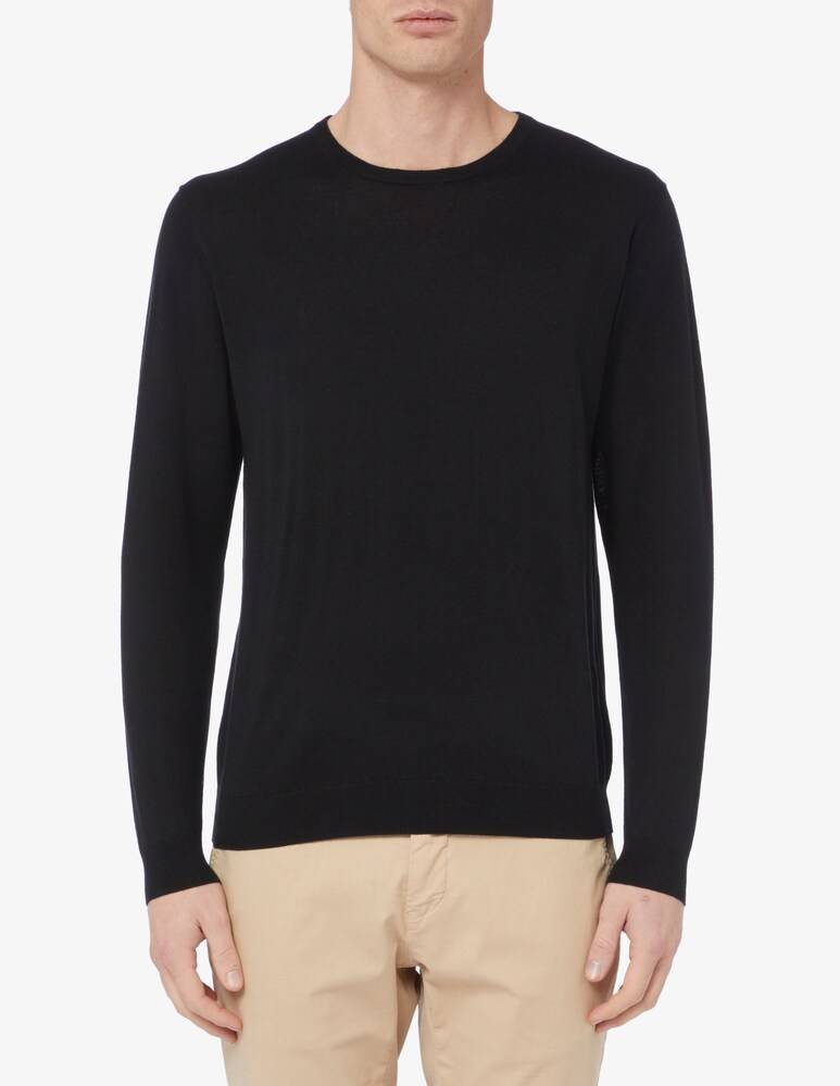 Rinascente Collection Maglia girocollo cotone seta cashmere f16