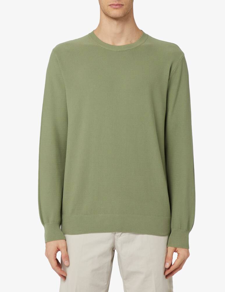 Rinascente Collection Maglia girocollo grana di riso