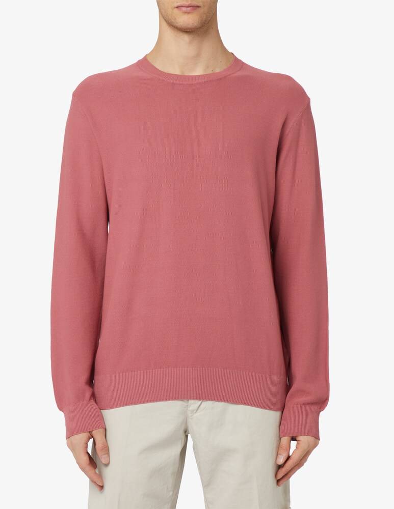Rinascente Collection Maglia girocollo grana di riso