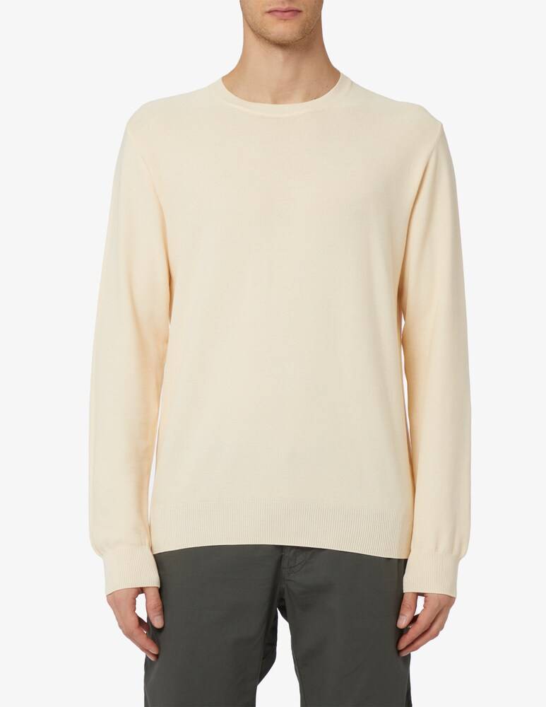 Rinascente Collection Maglia girocollo grana di riso