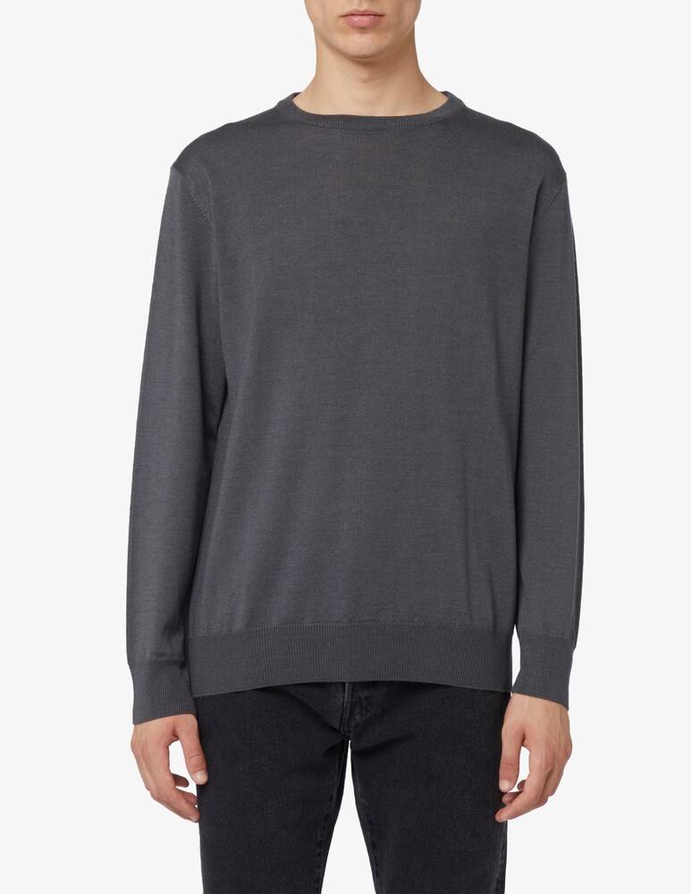 Rinascente Collection Maglia girocollo in lata seta e cashmere