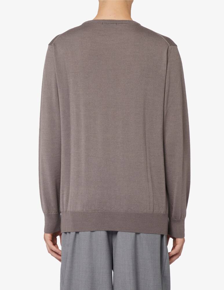 Rinascente Collection Maglia Girocollo In Lata Seta E Cashmere