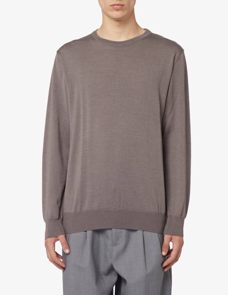 Rinascente Collection Maglia girocollo in lata seta e cashmere