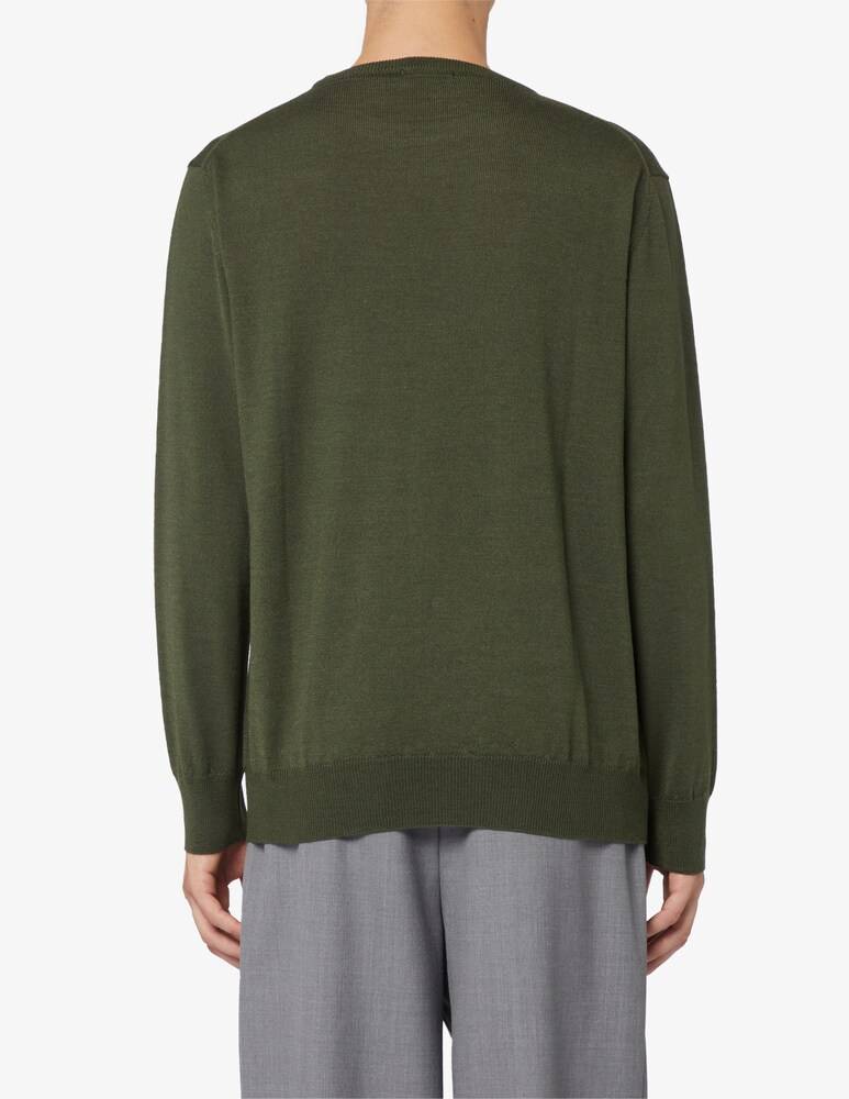 Rinascente Collection Maglia Girocollo In Lata Seta E Cashmere