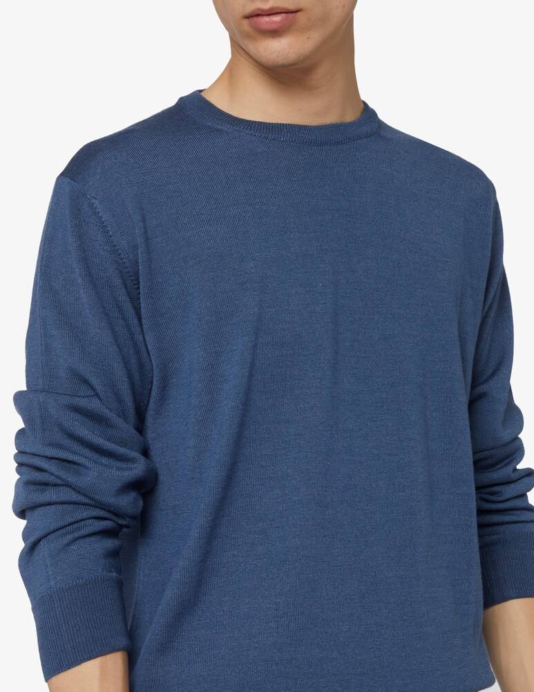 Rinascente Collection Maglia Girocollo In Lata Seta E Cashmere