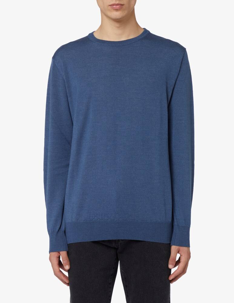 Rinascente Collection Maglia girocollo in lata seta e cashmere