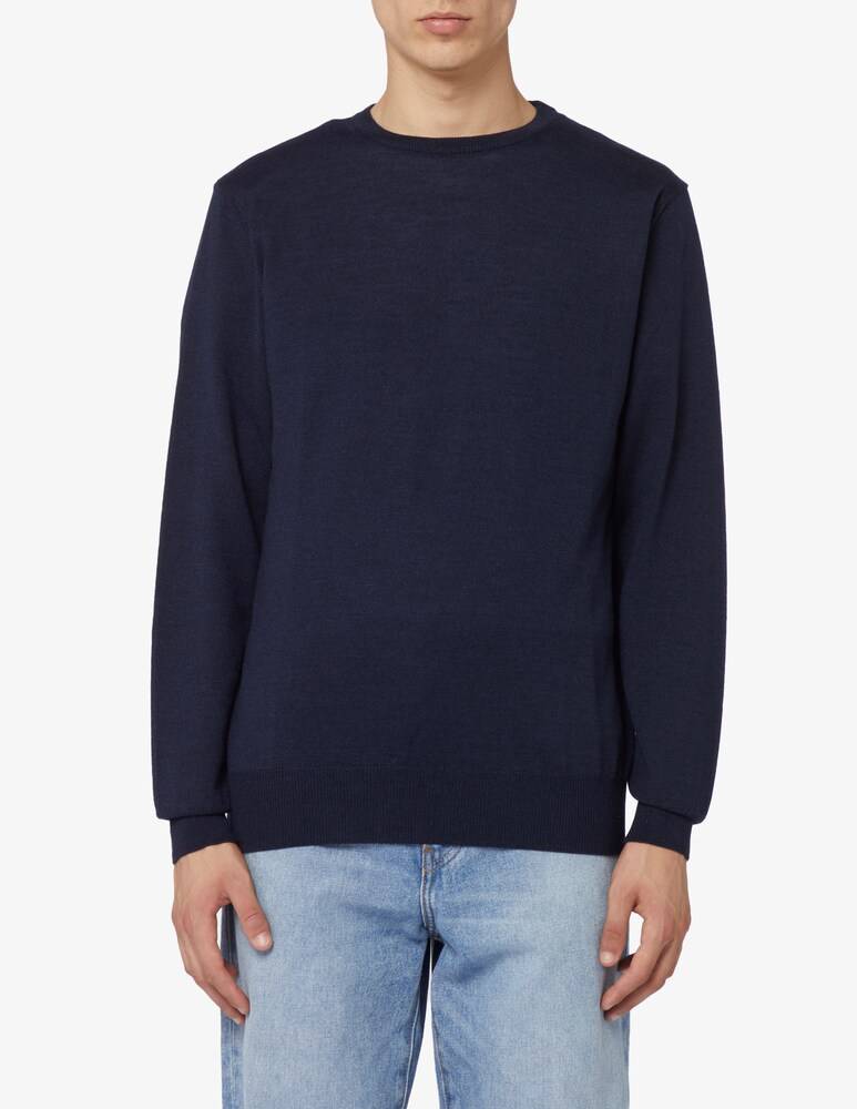 Rinascente Collection Maglia girocollo in lata seta e cashmere