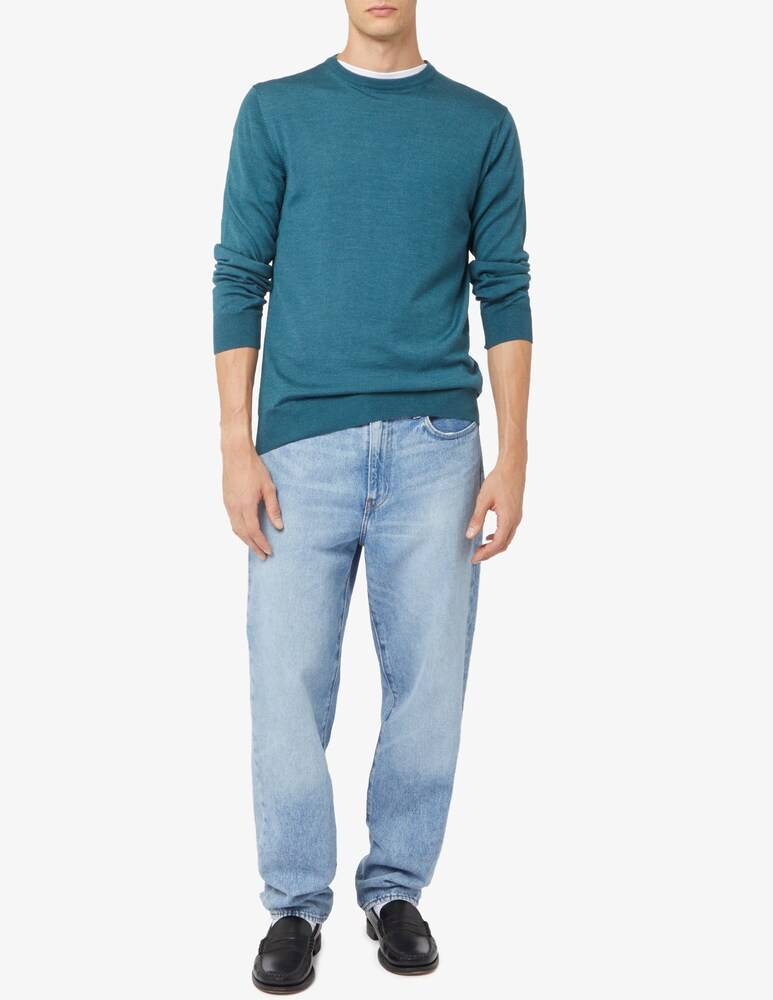 Rinascente Collection Maglia Girocollo In Lata Seta E Cashmere