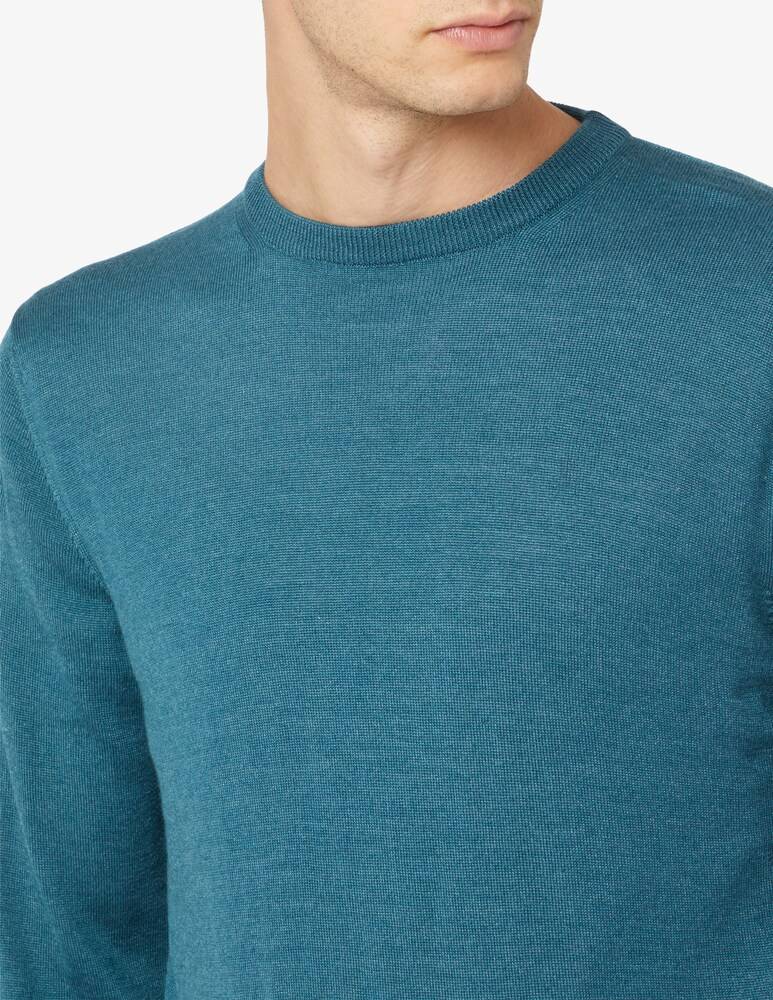 Rinascente Collection Maglia Girocollo In Lata Seta E Cashmere