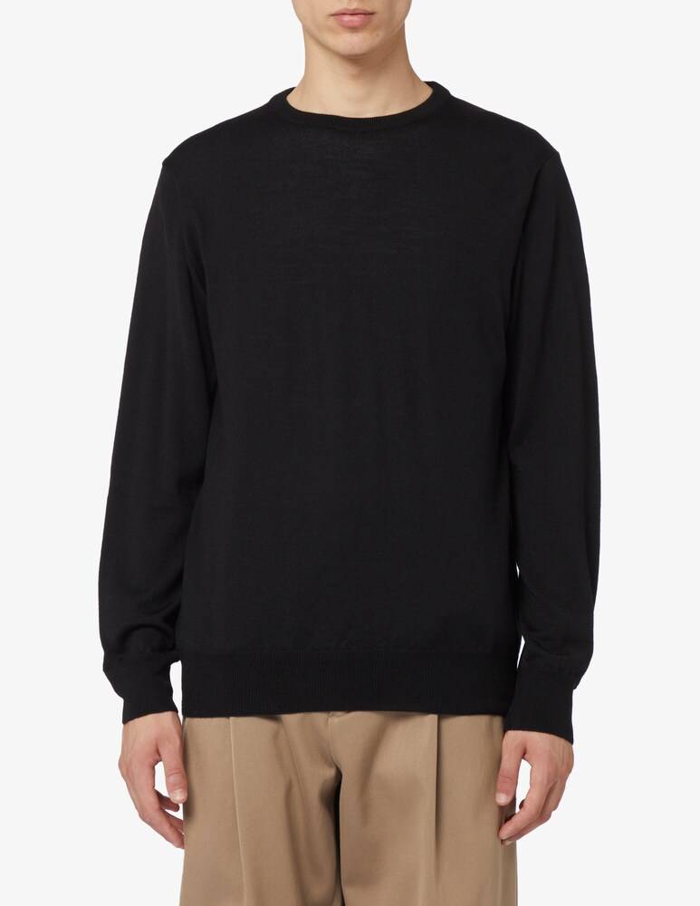 Rinascente Collection Maglia girocollo in lata seta e cashmere