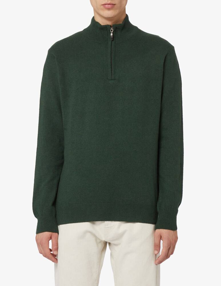 Rinascente Collection Maglia mezza zip in lana f12