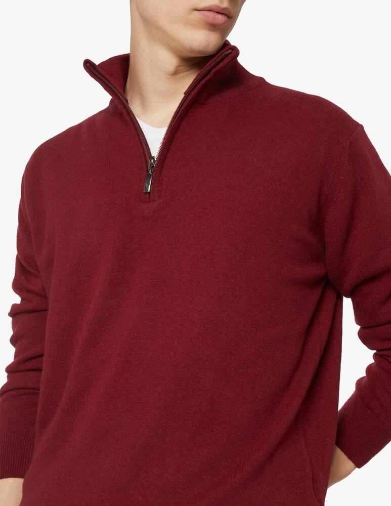 Rinascente Collection Maglia Mezza Zip In Lana F12