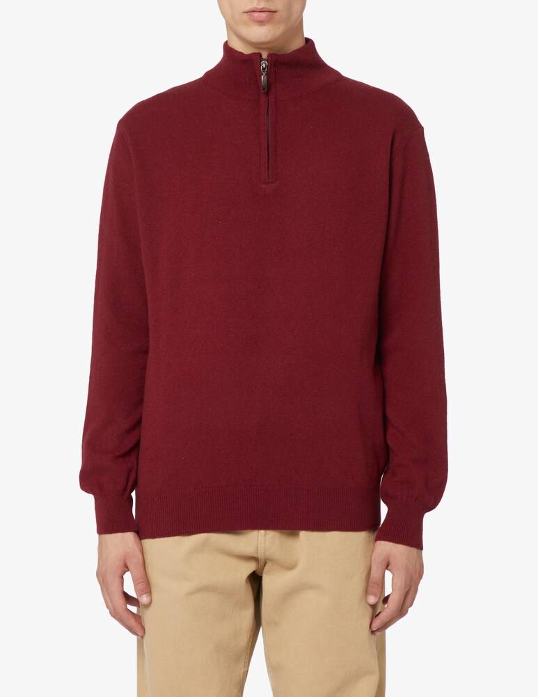 Rinascente Collection Maglia mezza zip in lana f12