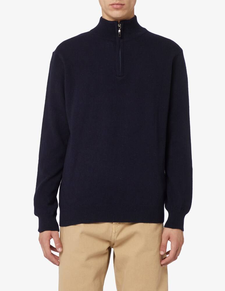 Rinascente Collection Maglia mezza zip in lana f12