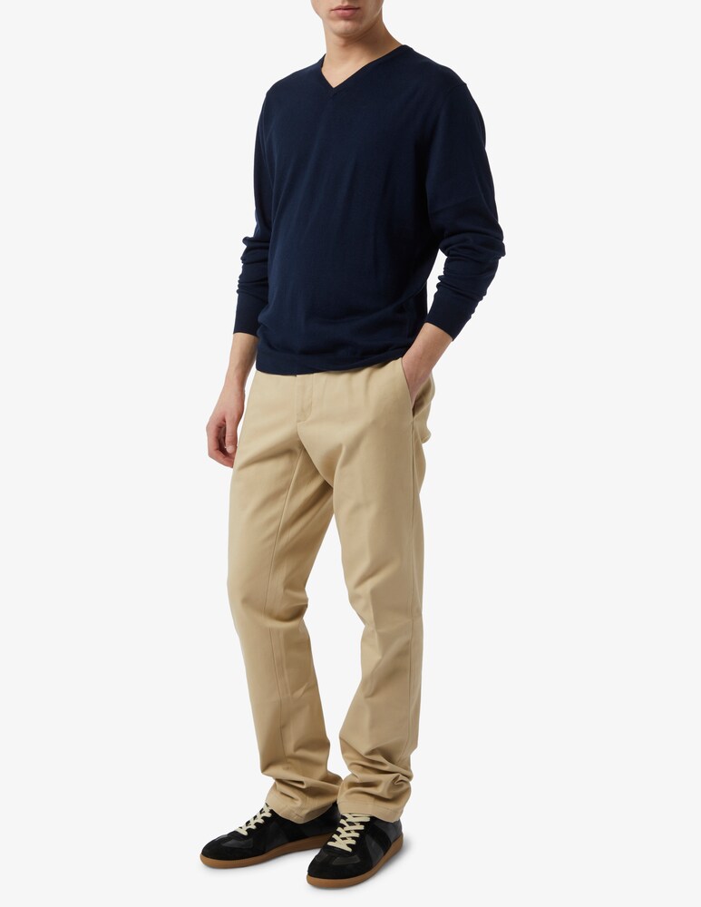 Rinascente Collection Maglia Scollo V Cotone Seta Cashmere F16