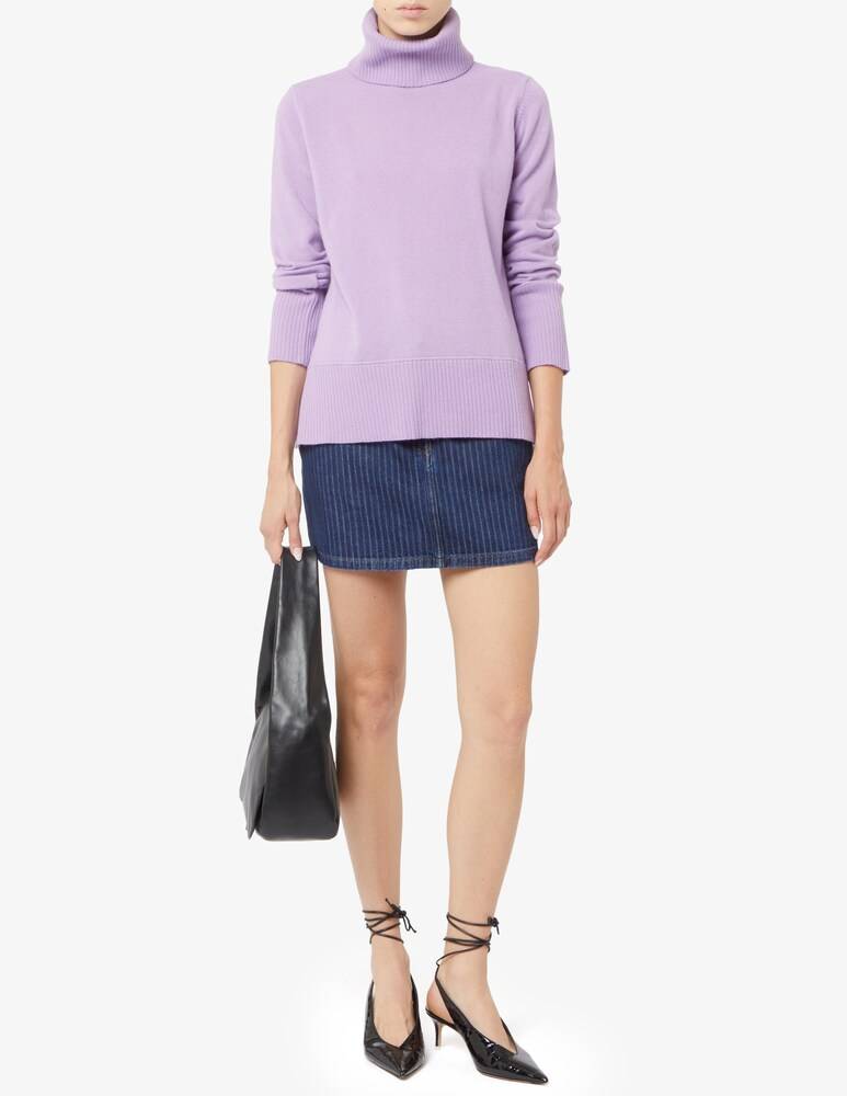 Rinascente Collection Maglione Collo Alto Con Spacco