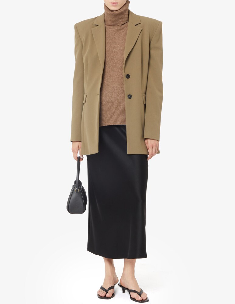 Rinascente Collection Maglione Collo Alto Con Spacco